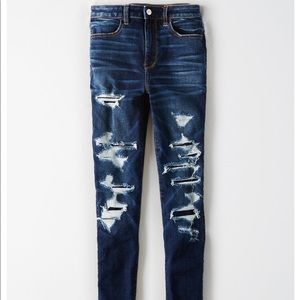 AE high waisted ripped leggings